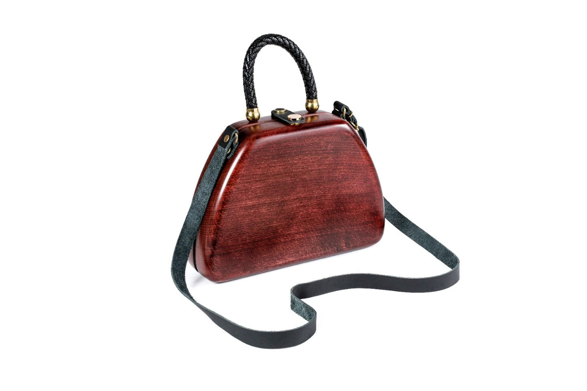 Red Wooden Handbag