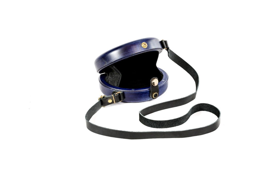 Blue Wooden Bag for Women