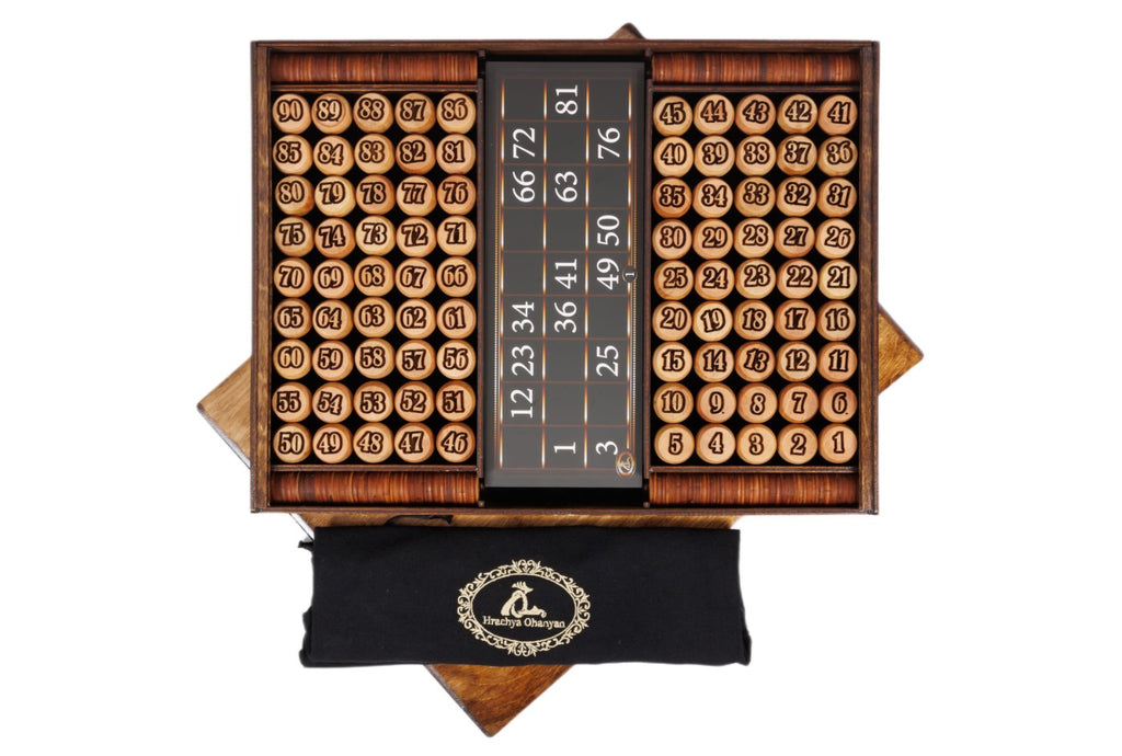 Lotto-Spielset aus Holz