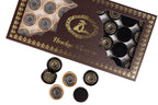 Fichas de Backgammon con Adorno de Alfombra