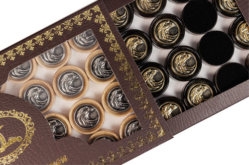 Bronze Eagle Backgammon Pieces – photo 2