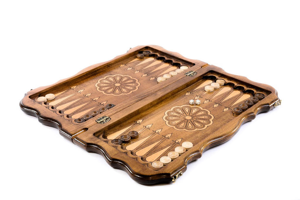 Handmade Wooden Chess and Backgammon Set with Mount Ararat, 60 cm - photo 3