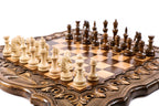 Handmade Wooden Chess and Backgammon Set with Mount Ararat, 60 cm - photo 2