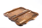 Handmade Wooden Backgammon Set with Deer and Ararat Outline, 60 cm - photo 3
