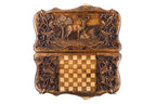 Handmade Wooden Backgammon Set with Deer and Ararat Outline, 60 cm - photo 11