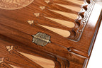 Handmade Wooden Backgammon Set with Argentine Coat of Arms, 60 cm - photo 8