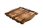Handmade Wooden Backgammon Set with Lion, 60 cm - photo 3