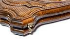 Handmade Wooden Backgammon Set with Lion, 60 cm - photo 7