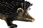 Handmade Bronze and Marble Hedgehog Sculpture - photo 3