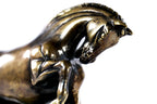 Handmade Bronze and Marble Horse Sculpture - photo 3