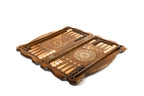 Handmade Wooden Backgammon Set with Kazakhstan Coat of Arms, 60 cm - photo 3