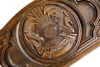 Handmade Wooden Backgammon Set with Kazakhstan Coat of Arms, 60 cm - photo 2