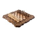 Handmade Wooden Chess and Backgammon Set with Mount Ararat, 60 cm