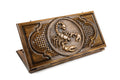 Handmade Wooden Backgammon Set with Scorpio Zodiac Sign, 60 cm