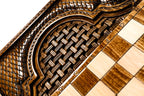 Handmade Wooden Backgammon Set with Scorpio Zodiac Sign, 60 cm - photo 10