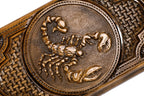 Handmade Wooden Backgammon Set with Scorpio Zodiac Sign, 60 cm - photo 2