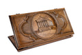 Handmade Wooden Two-Sided Backgammon Set with Garni Temple and Geghard Monastery, 60 cm