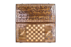 Handmade Wooden Backgammon Set with Armenian Alphabet, 60 cm - photo 7