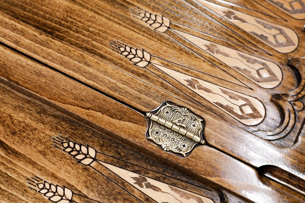 Handmade Wooden Backgammon Set with Armenian Alphabet, 60 cm - photo 11
