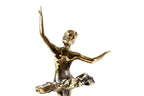 Handmade Bronze and Marble Ballerina Sculpture - photo 8
