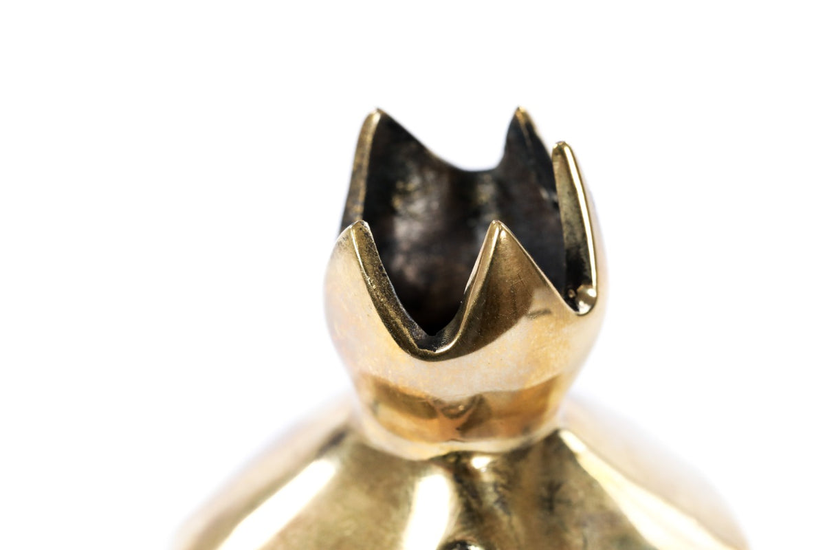 Handmade Bronze and Marble Pomegranate Sculpture - photo 8