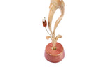 Hand-Carved Wooden Pregnant Woman Sculpture - photo 8