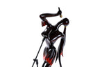 Hand-Carved Wooden Singer Sculpture - photo 8