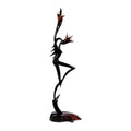 Hand-Carved Wooden Queen Sculpture