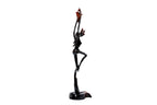 Hand-Carved Wooden Queen Sculpture - photo 9
