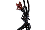 Hand-Carved Wooden Queen Sculpture - photo 10