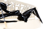 Hand-Carved Wooden Lady of the Piano Sculpture - photo 6