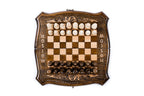 Handmade Wooden Chess and Backgammon Set with Moscow Edition, 30 cm - photo 8