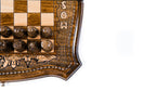 Handmade Wooden Chess and Backgammon Set with Moscow Edition, 30 cm - photo 9