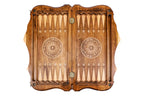 Handmade Wooden Backgammon Set with Khor Virap Monastery, Hayastan and Ararat Outline, 60 cm - photo 12