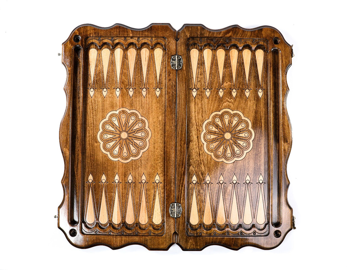 Handmade Wooden Backgammon Set with Mount Ararat, 60 cm - photo 12