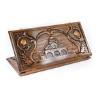 Handmade Wooden Backgammon Set with Church of St. Gayane, 60 cm (Model 11278)