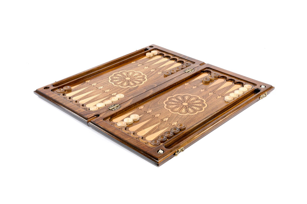 Handmade Wooden Backgammon Set with Church of St. Gayane, 60 cm - photo 3