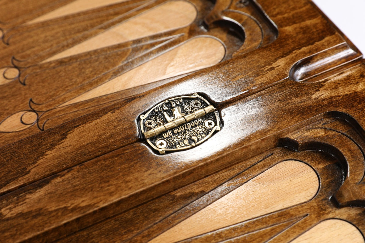 Handmade Wooden Backgammon Set with Church of St. Gayane, 60 cm - photo 8