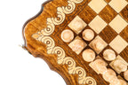 Handmade Wooden Chess and Backgammon Set with Armenian Ornament, 40 cm - photo 11
