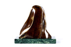 Handmade Bronze and Marble The Bust of Mary Sculpture - photo 7