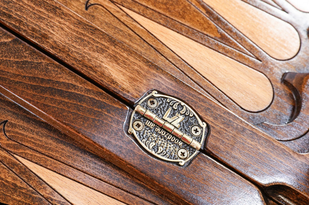 Handmade Wooden Backgammon Set with Church of St. Hripsime, 60 cm - photo 9