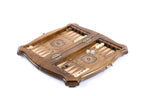 Handmade Walnut Chess and Backgammon Set with Contour Outline, 30 cm - photo 3