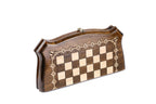 Handmade Walnut Chess and Backgammon Set with Contour Outline, 30 cm - photo 7