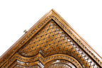 Handmade Walnut Backgammon Set with Armenian Coat of Arms, 60 cm - photo 7