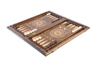 Handmade Walnut Backgammon Set with Mount Ararat, 60 cm - photo 3
