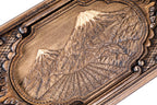 Handmade Walnut Backgammon Set with Mount Ararat, 60 cm - photo 2