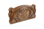 Handmade Wooden Two-Sided Backgammon Set with Armenian and Russian Coats of Arms, 60 cm - photo 5