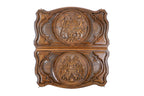 Handmade Wooden Two-Sided Backgammon Set with Armenian and Russian Coats of Arms, 60 cm - photo 4