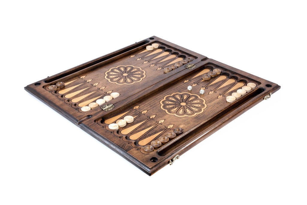 Handmade Wooden Backgammon Set with Mount Ararat, 60 cm - photo 3