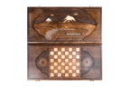 Handmade Wooden Backgammon Set with Mount Ararat, 60 cm - photo 11